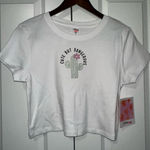 PINK - Victoria's Secret Electric PINK Cute But Dangerous Soft Cropped T Shirt XL NWT Photo 0