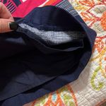 Crown & Ivy  size 4 pink and navy sleeveless shift dress geometric print zip back Photo 5