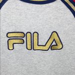 FILA  Rafaella gold sparkle colorblock sweatshirt size M Photo 4
