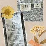 Gap Women's | | Light Gray 3/4 Sleeve Relaxed Loose Fit Crew Neck Top - S Photo 5