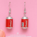 Cute Soda Can Earrings 🥤💗 Girly Retro Aesthetic Jewelry Photo 0