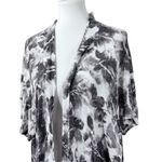 Abercrombie & Fitch  Black/Gray/White Knit Kimono One Size Photo 1