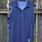 Vineyard Vines  Performance Golf Polo Blue Small Photo 0