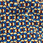 Urban Outfitters NWT 70s Geometric Print Mini Skirt S Blue Brown Photo 4