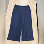 St. John  Basics Santana Knit Cropped Wide Leg Pull On Pants Sz 8 Photo 2