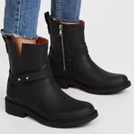Rag and Bone EUC  Moto Rain Boots Black Size 7 Photo 0