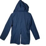Andrew Marc Marc New York Women's Blue Double-Breasted Peacoat Hooded Jacket M Photo 6