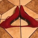 Anne Michelle  red worship ankle strap heels size 9 new Photo 6
