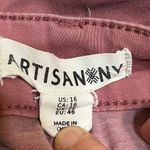 Artisan NY Pink Lightweight Cropped Skinny Pants 16 Photo 3
