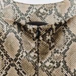 ZARA mini dress snakeskin faux leather bodycon Photo 10