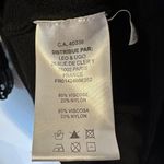 Leo & Ugo Paris France Black Lace Blouse Women's 3 8/10 or Medium Photo 4