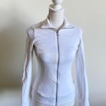 MET in jeans, zip up sweatshirt women’s White Size M Photo 0