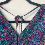 Summersalt  The Silky Luxe ruffled Multicolor Floral Romper Cover up size L Photo 5