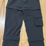 Outdoor Voices Women's XS RecTrek Zip-Off Pants Nylon Belted Cargo Hiking Black Photo 3