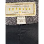 EXPRESS Vintage 80s  Longline Blazer Size 5/6 Rayon Girl Boss Boss Babe 3 Button Photo 1