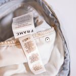 Frame Le Tour Frayed Hem Denim Organic Cotton High Waisted Jean Shorts Altadena Photo 2