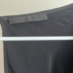 KES Black Assumetrical Full Length Black Dress Silk Size L Photo 3