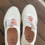 Hurley Women's Sneakers in White and Peach Photo 4