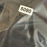 ZARA  Faux Leather Corset Top Belted Asymmetrical Zip Black Womens Size L NWOT Photo 9