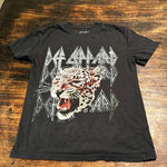 Def Leppard  xs faded black t shirt band T Photo 0