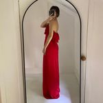 Lovers + Friends / Revolve Sylvia Strapless Gown in Flame Scarlet NWOT Photo 2