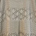 Lumiere Women’s Tan Knit Crochet Poncho Blouse One Size Size undefined Photo 1