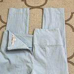 Veronica Beard Scuba Slim-Fit light blue back zip Cropped Pant, size 4, SAMPLE Photo 10