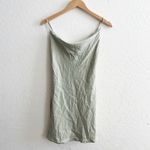 Urban Outfitters  Cowl Neck Mini Sage Green Dress Photo 3