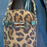 Stuart Weitzman  Animal Print Loafers with Buckle woman’s sz 6.5 Photo 4