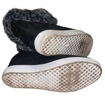 Jessica Carlyle suede fur trim sneaker booties Photo 5