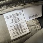 Anne Klein Women’s Gunmetal Faux Leather Straight Slim Pant Grey Bronze Metallic Photo 11