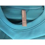 Mondetta Lady Scuba Sweatshirt Long Sleeves Large Crew Neck Verdigris Color Photo 6