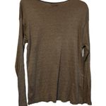Anthropologie Michael Stars Glitter Metallic Long Sleeve Boho Purple Gold Medium Photo 1