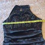 B Darlin Juniors size 1/2 black dress with sequins Photo 12