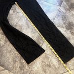 Insight Black Paisley Skinny Dress Pants Stretchy High Rise Size Medium Pockets Photo 9