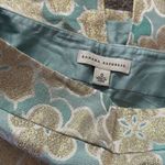 Antonio Melani Antonio Melanie Metallic Pencil Skirt Women’s Size 0 Teal Gold Floral Brocade Photo 5