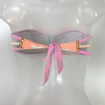 Agua Bendita Bikini Bandeau Star Print Orange Size M Photo 7