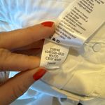 Paige  Hoxton ankle white raw hem mid rise skinny jeans 27 Photo 9