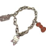 Hello Kitty Vintage  Ballerina Silver Tone Charm Bracelet Photo 0