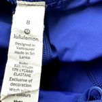 Lululemon  Fast and Free Crop II 19" High Rise Non-Reflective Pockets Larkspur 8 Photo 3