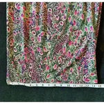 ZARA Peacock Feather Puff Sleeve Dress Small Long Sleeve wedding guest dress Photo 4