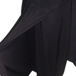 Donna Karan New York Cocktail Old Money Black Faux Wrap Metal Embellished Dress Photo 4