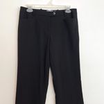 Calvin Klein CK Modern Fit Trousers Solid Black Mid Rise Work Office Dress Pants Photo 4