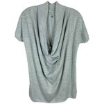 Anthropologie Knitted Knotted Small Top Knit Sparkly Gray Blue Cowl Crochet 392 Photo 1