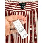J.Crew  | NWT Collection cropped Stratus pant with sequins red multi stripe Sz 8 Photo 6