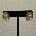 Vintage Napier gold tone with crystal Stud Earrings Photo 0