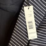 T Tahari Blazer Size 8 Navy Striped Notched Lapel Jacket Pearl Buttons NEW Photo 12