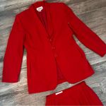 Worthington WORTHIGTON 2 PIECE SKIRT SUIT WITH BLAZER RED SIZE 10 OFFICE CASUAL WORKWEAR Photo 14