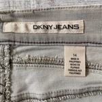 DKNY Jeans women 14 jean shorts w/freyed hem grey Photo 4