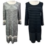 Hilary Radley Hillary‎ Radley 3/4 Sleeve Tee Dress Bundle of 2 Womens Medium Modal Viscose Photo 1